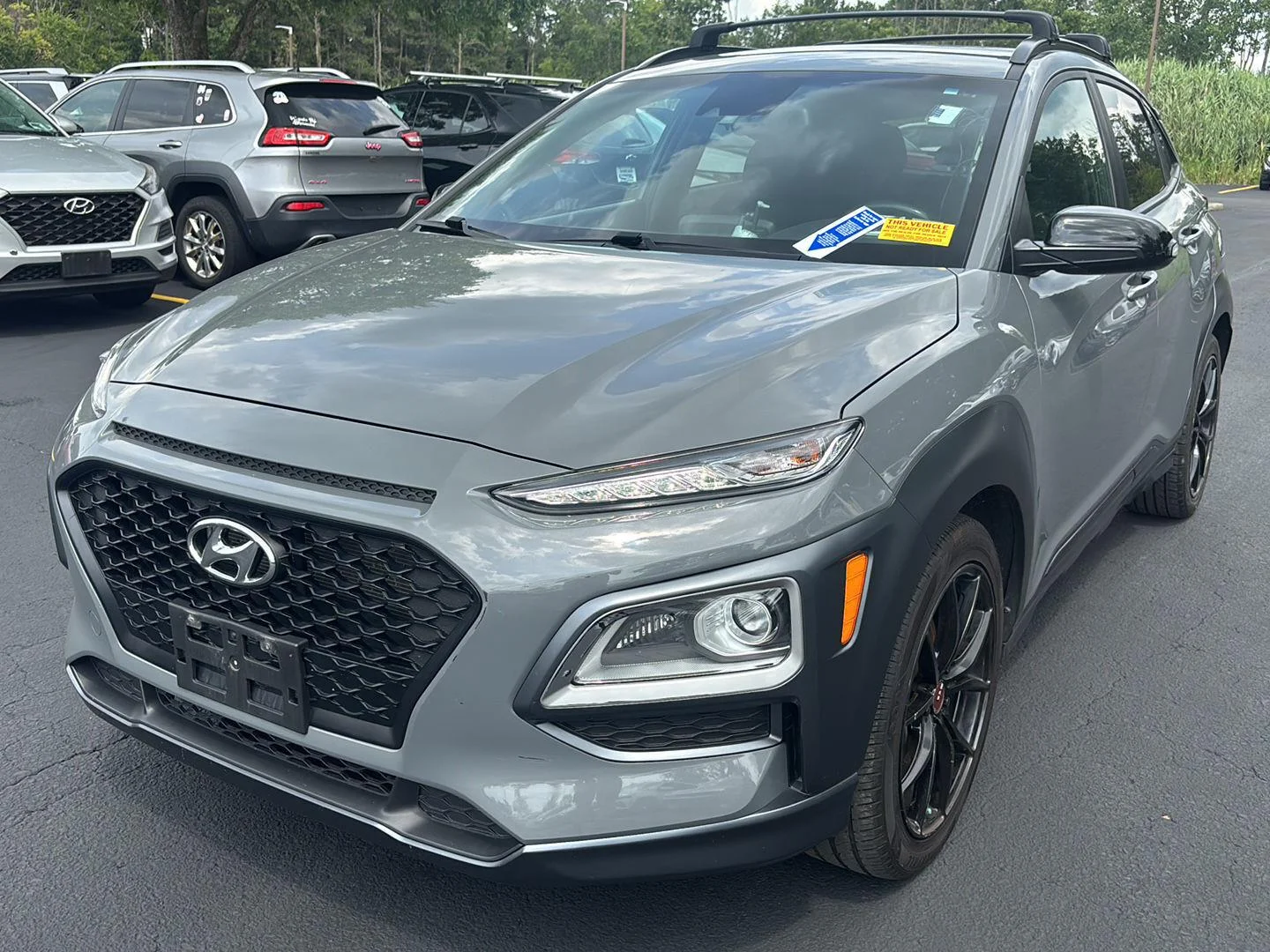 Used 2021 Galactic Gray Hyundai NIGHT image 3