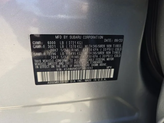 Used 2023 Silver Subaru Touring image 30
