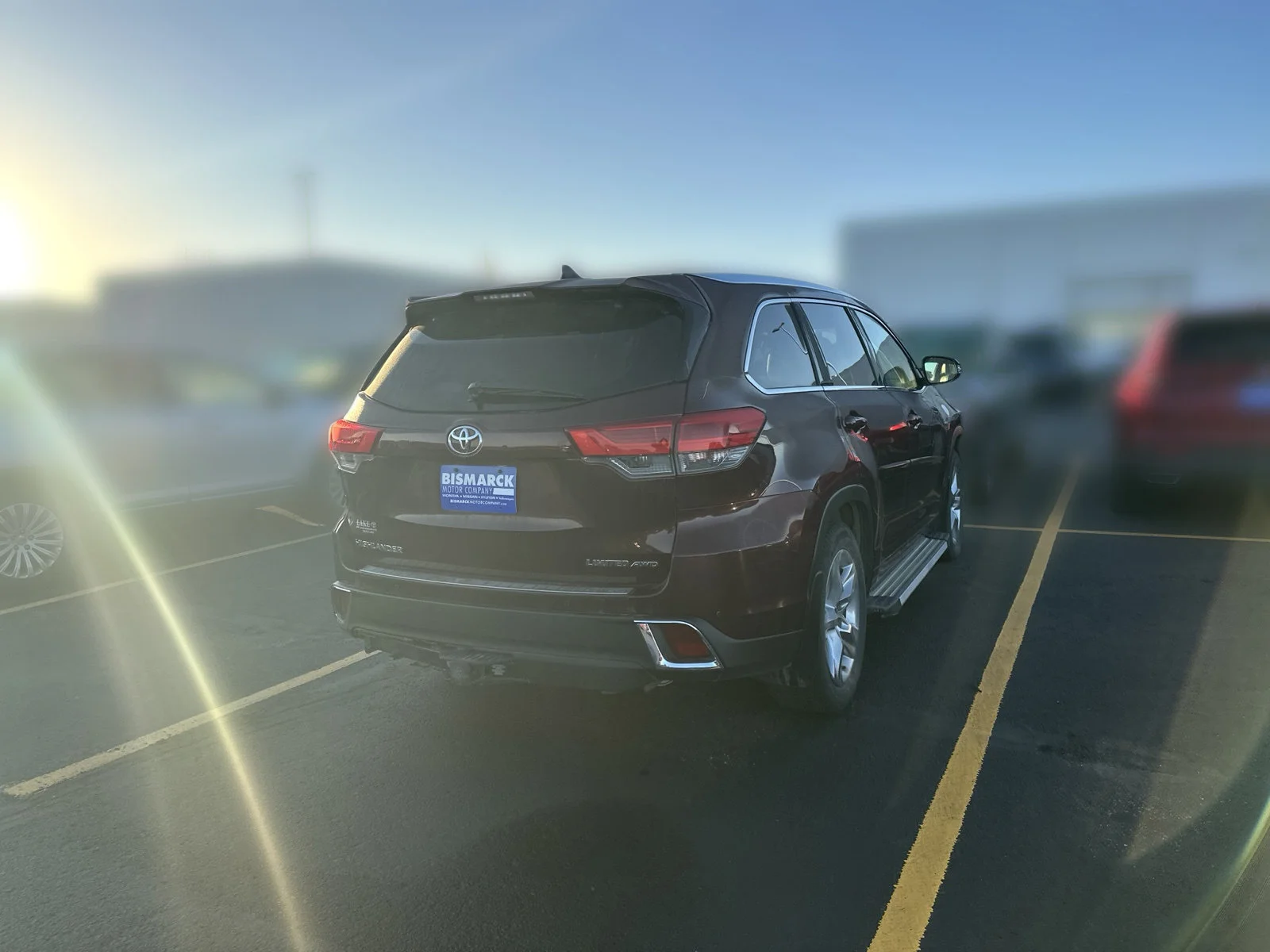 Used 2019 Red Toyota Limited image 3