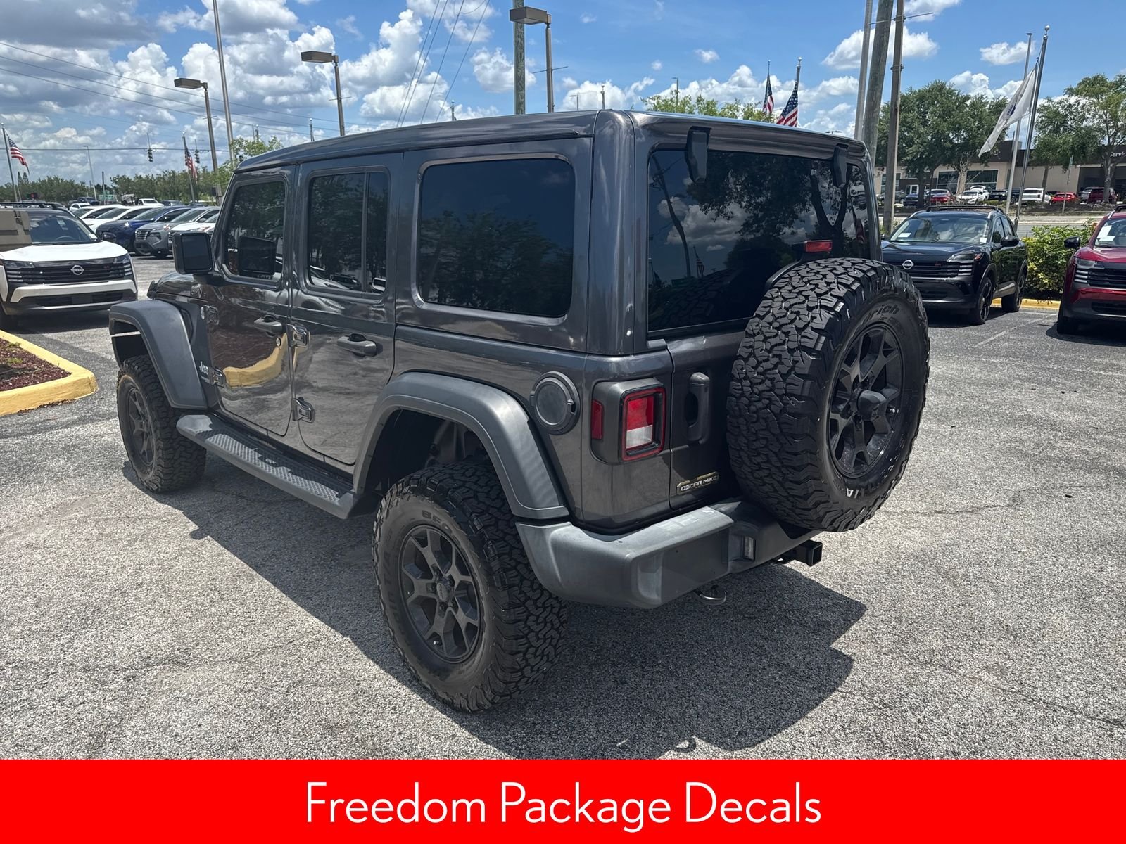 Used 2020 Gray Jeep Unlimited Sport image 10