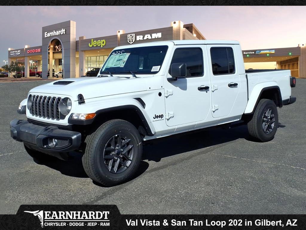 New 2025 Bright White Clearcoat Jeep Sport S image 1