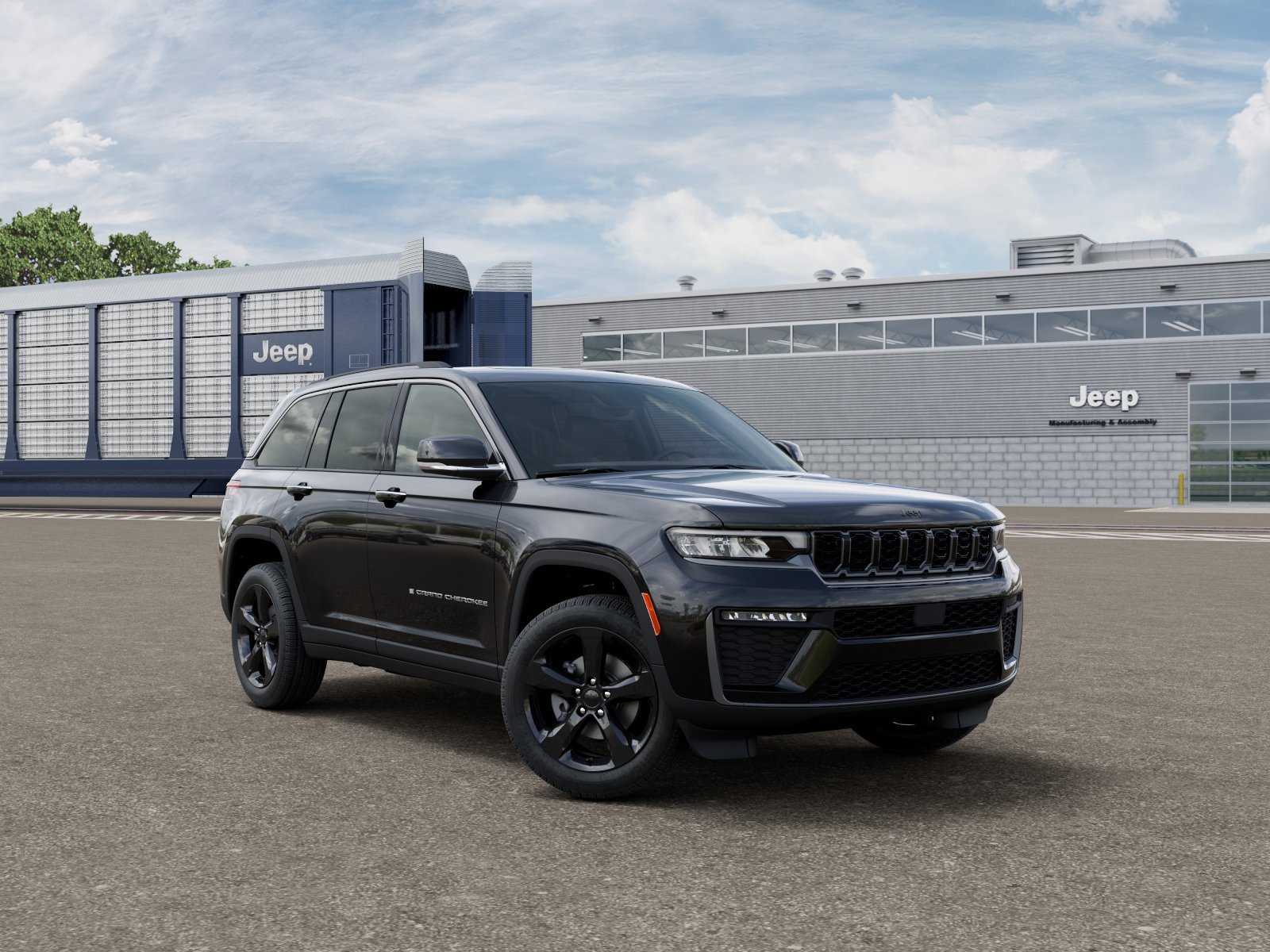 New 2026 Diamond Black Crystal Pearl-Coat Exterior Paint Jeep Limited image 31
