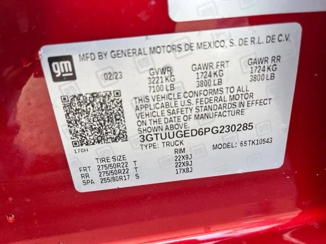 Used 2023 VOLCANIC RED TINTCOAT GMC Denali image 15
