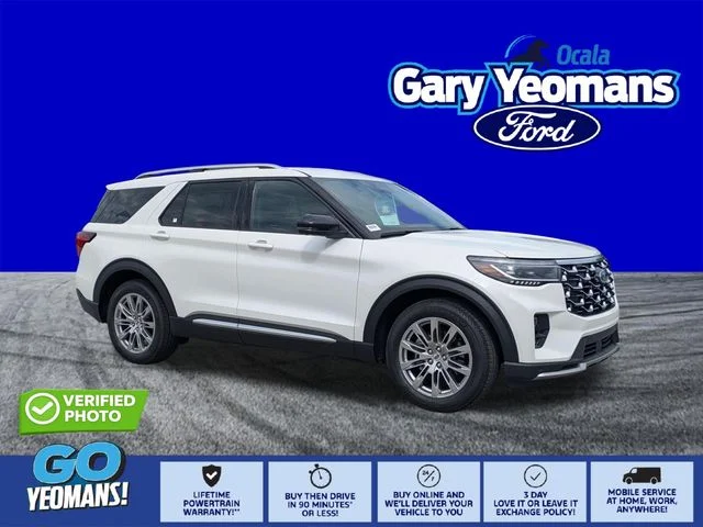 New 2026 Star White Metallic Tri-Coat Ford Platinum™ image 1