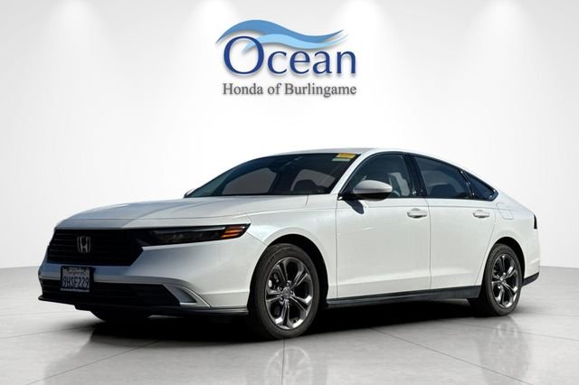 Certified Used 2023 Platinum White Pearl Honda EX image 8