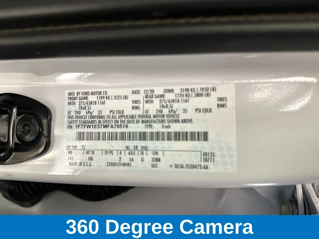 Used 2021 White Ford Lariat image 14