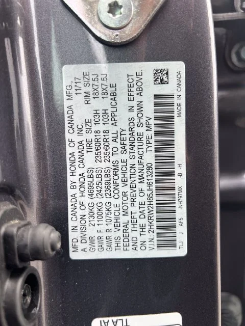 Used 2018 Modern Steel Metallic Honda EX-L image 16