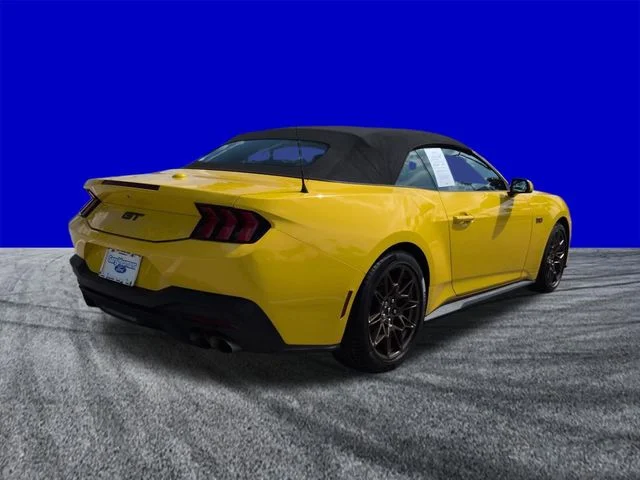 Certified Used 2024 Yellow Ford GT Premium image 4