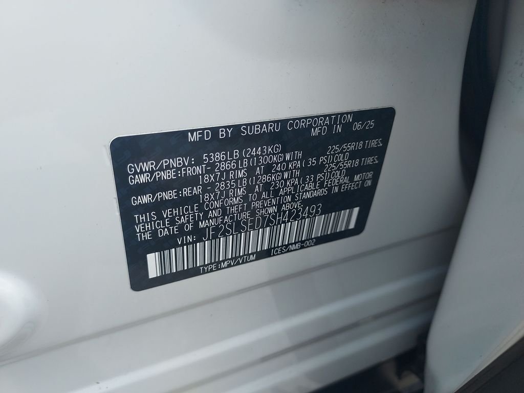 Used 2025 White Subaru Premium image 24