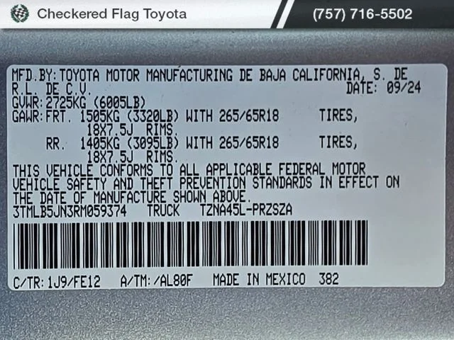 Used 2024 Celestial Silver Metallic Toyota TRD Sport image 50