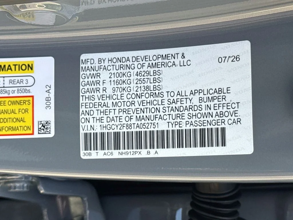 New 2026 Urban Gray Pearl Honda Touring image 36