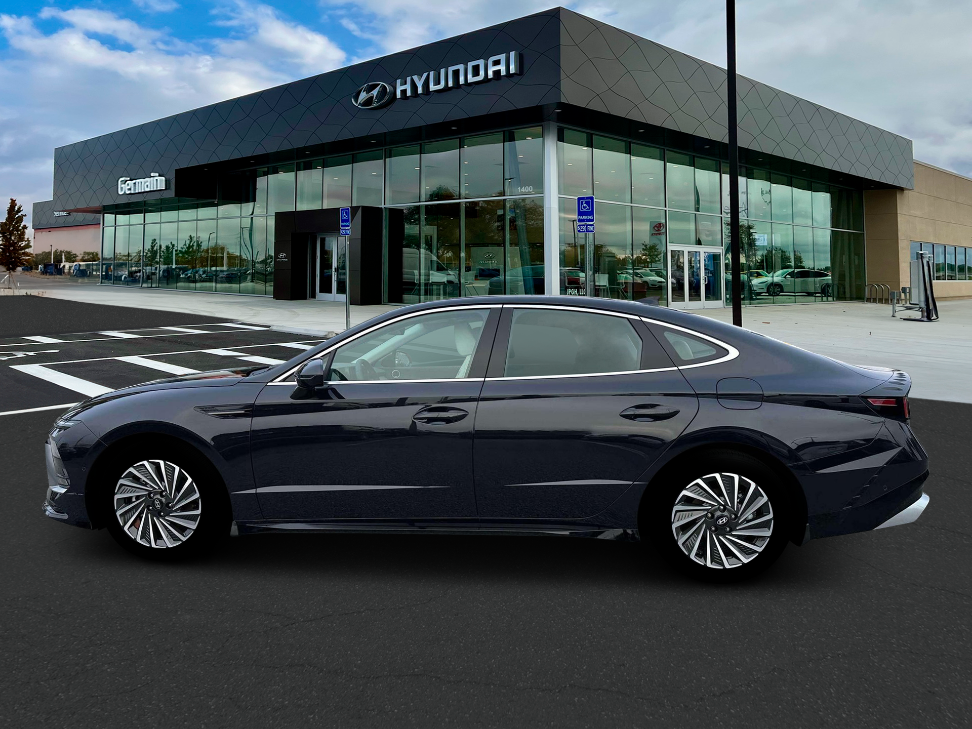 New 2026 Carbon Blue Hyundai Limited image 3