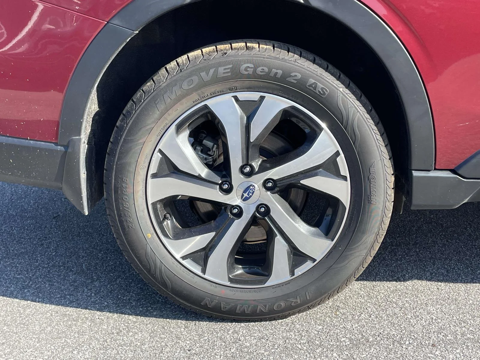 Used 2022 Crimson Red Pearl Subaru Limited image 31
