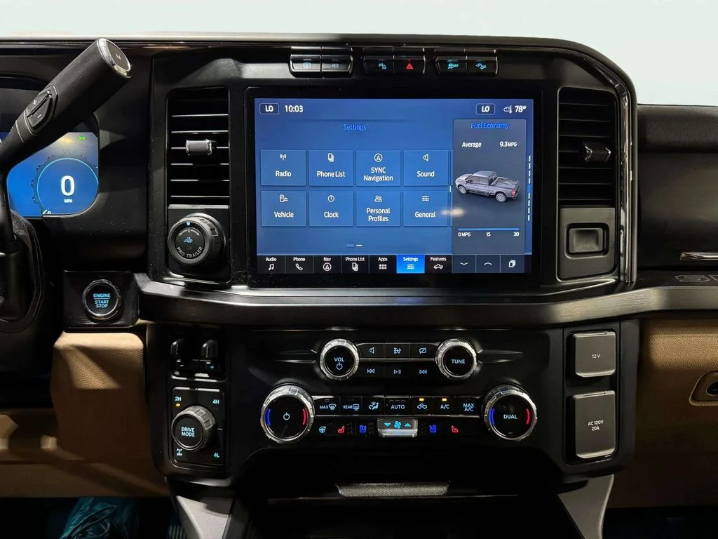 Used 2023 Antimatter Blue Metallic Ford Lariat image 13