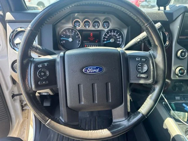 Used 2015 White Platinum Tri-Coat Metallic Ford Lariat image 12