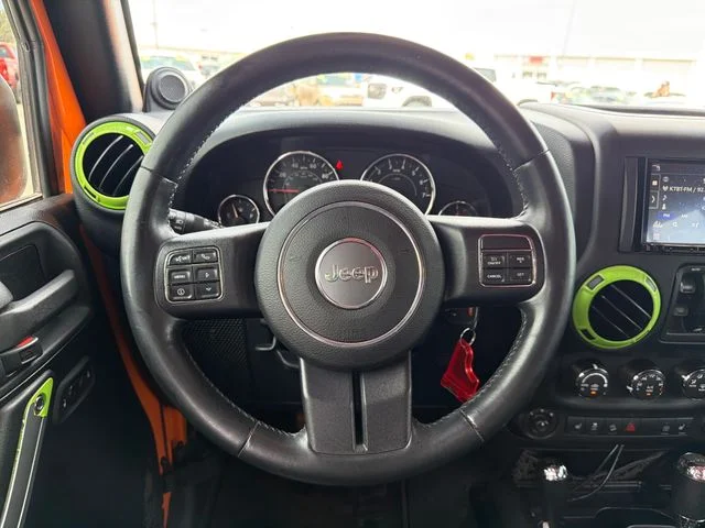 Used 2013 Orange Jeep Unlimited Rubicon image 10