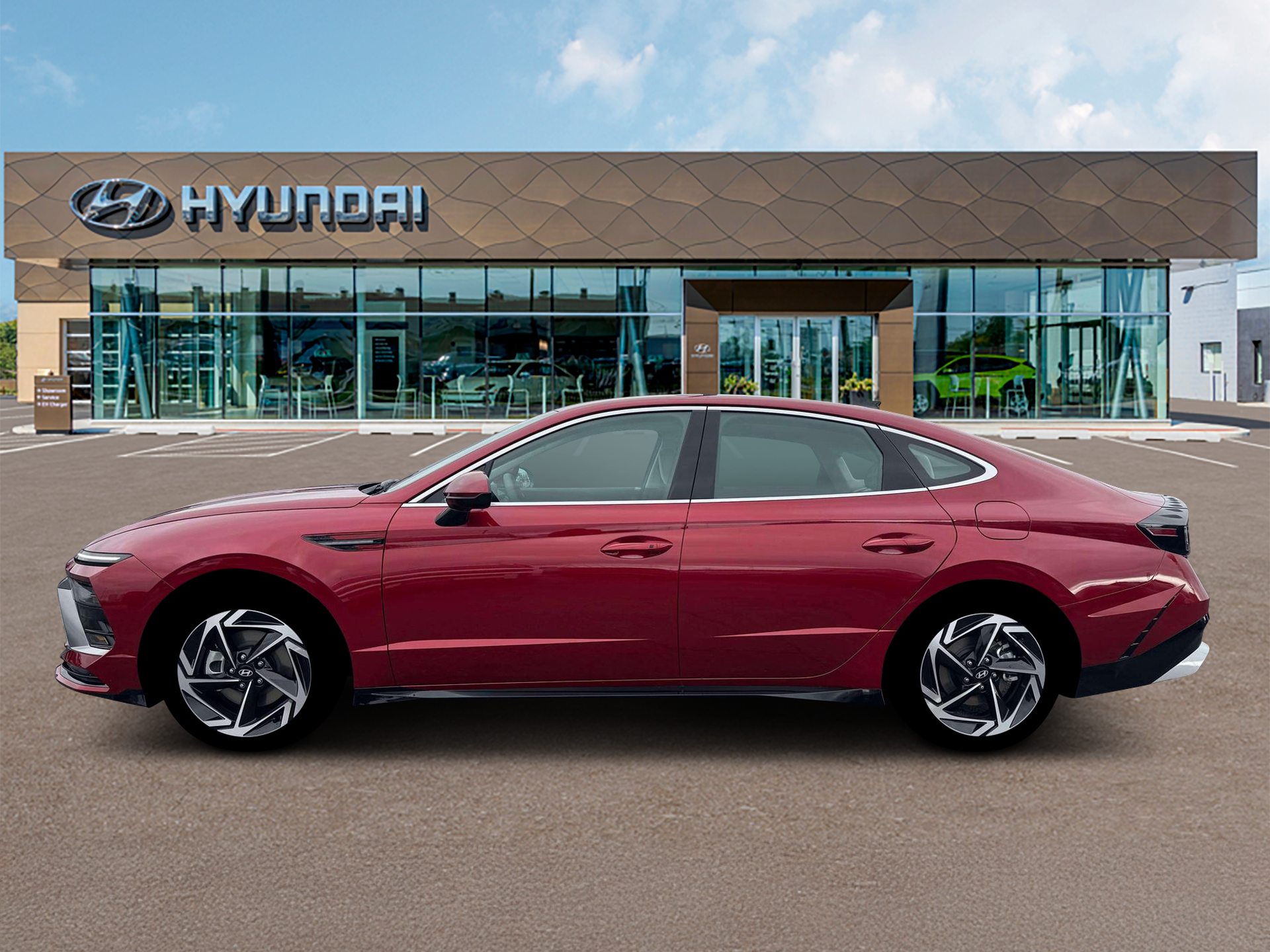 New 2026 Ultimate Red Hyundai SEL Sport image 3