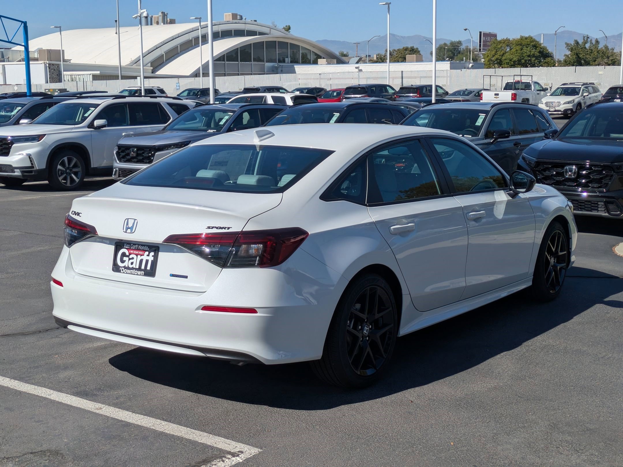 New 2026 Platinum White Pearl Honda Sport image 3