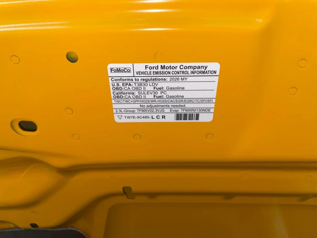 New 2026 Orange Fury Metallic Tri-coat Ford EcoBoost® Premium Fastback image 27