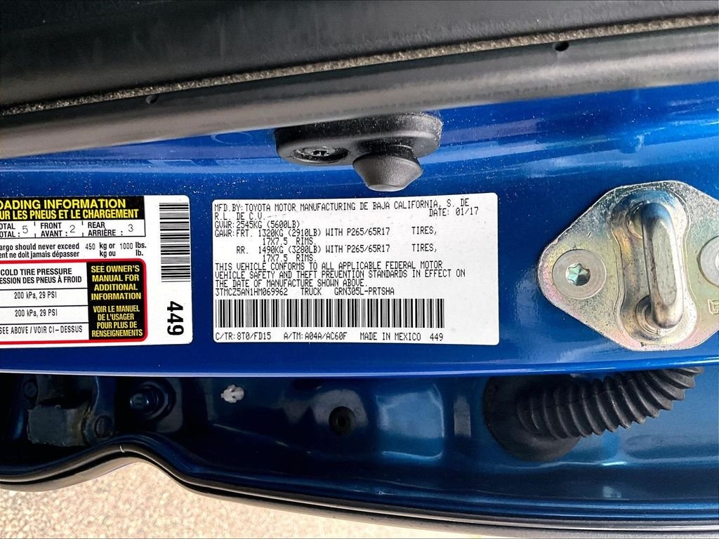 Used 2017 Blue Toyota TRD Sport image 9