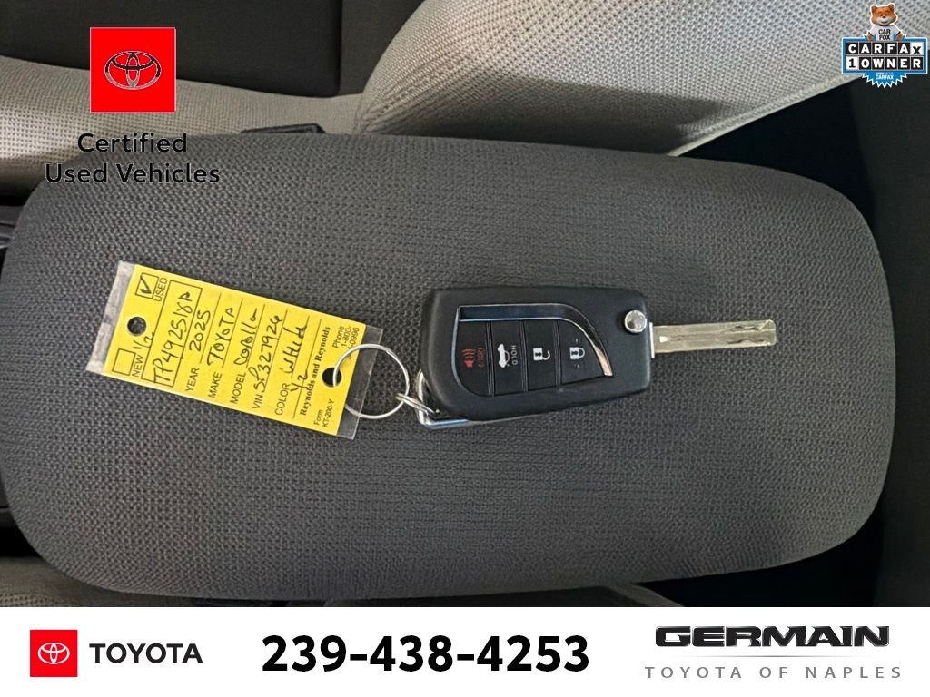 Used 2025 White Toyota LE image 21