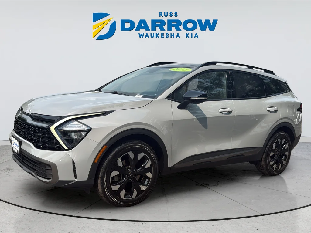 Certified Used 2023 Gray Kia X-Line image 1