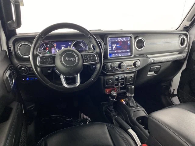 Used 2021 White Jeep Unlimited Rubicon 4xe image 20