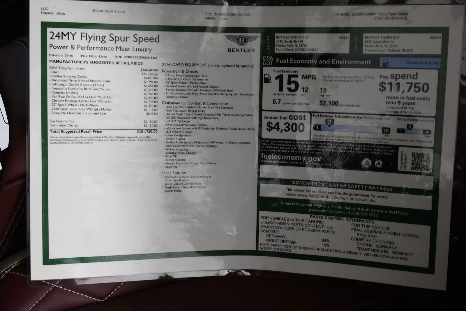 2024 Bentley Flying Spur Speed - Photo 39
