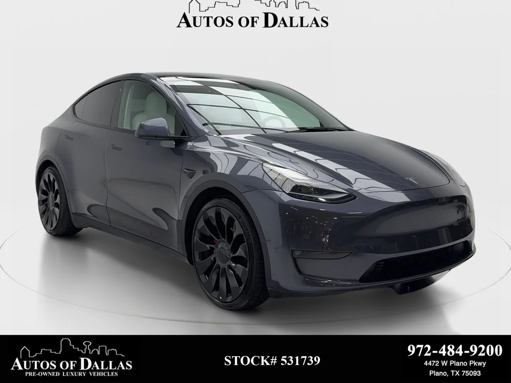 Used 2022 Gray Tesla Performance image 1