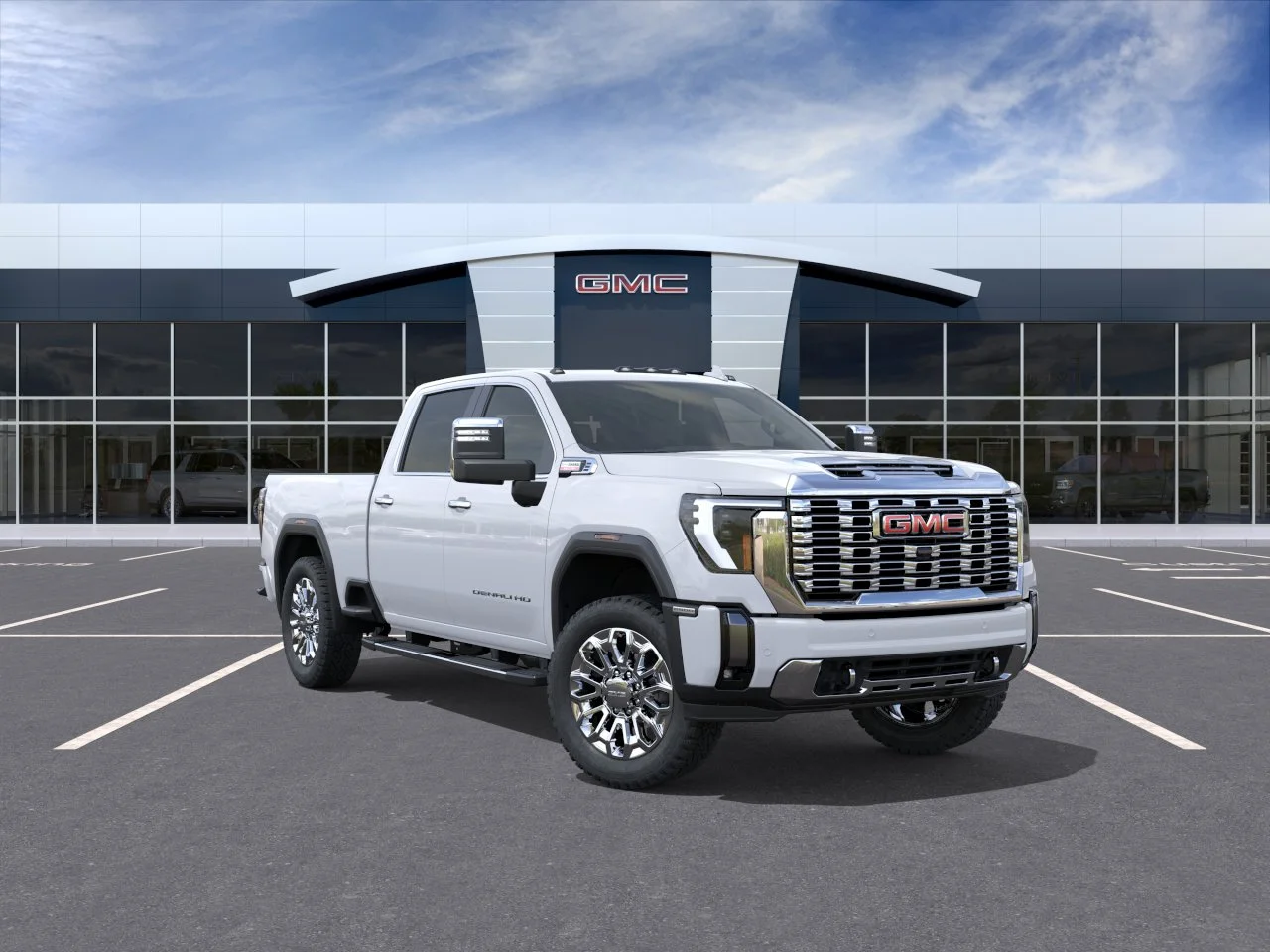 New 2026 Glacier White Tricoat GMC Denali image 1
