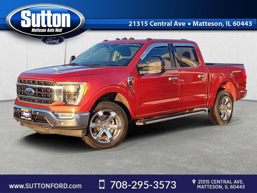 Used 2023 Red Ford Lariat image 1