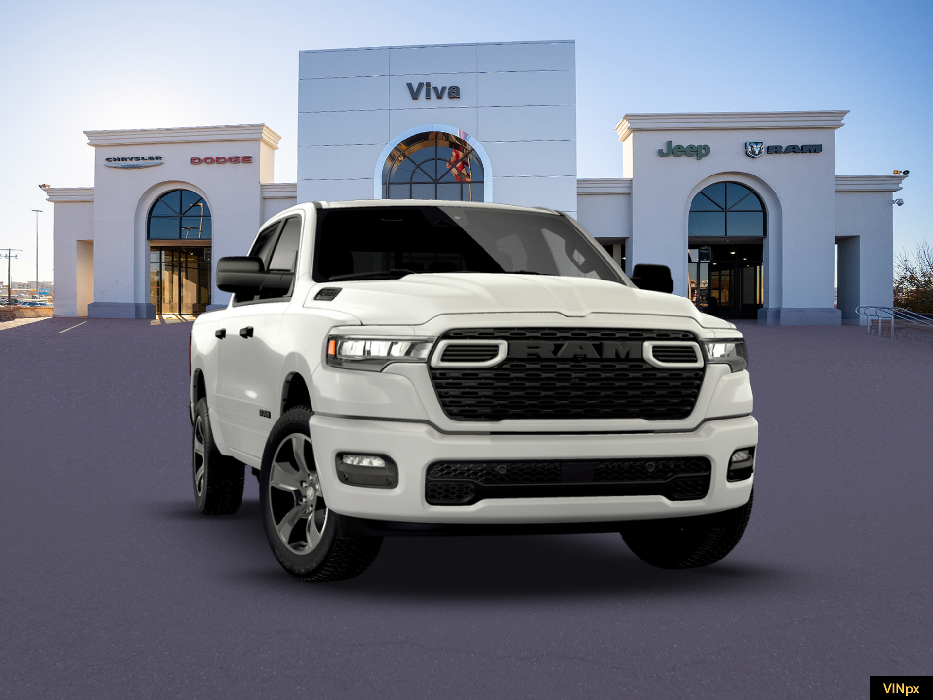 New 2026 Bright White Clear-Coat Exterior Paint RAM  image 28