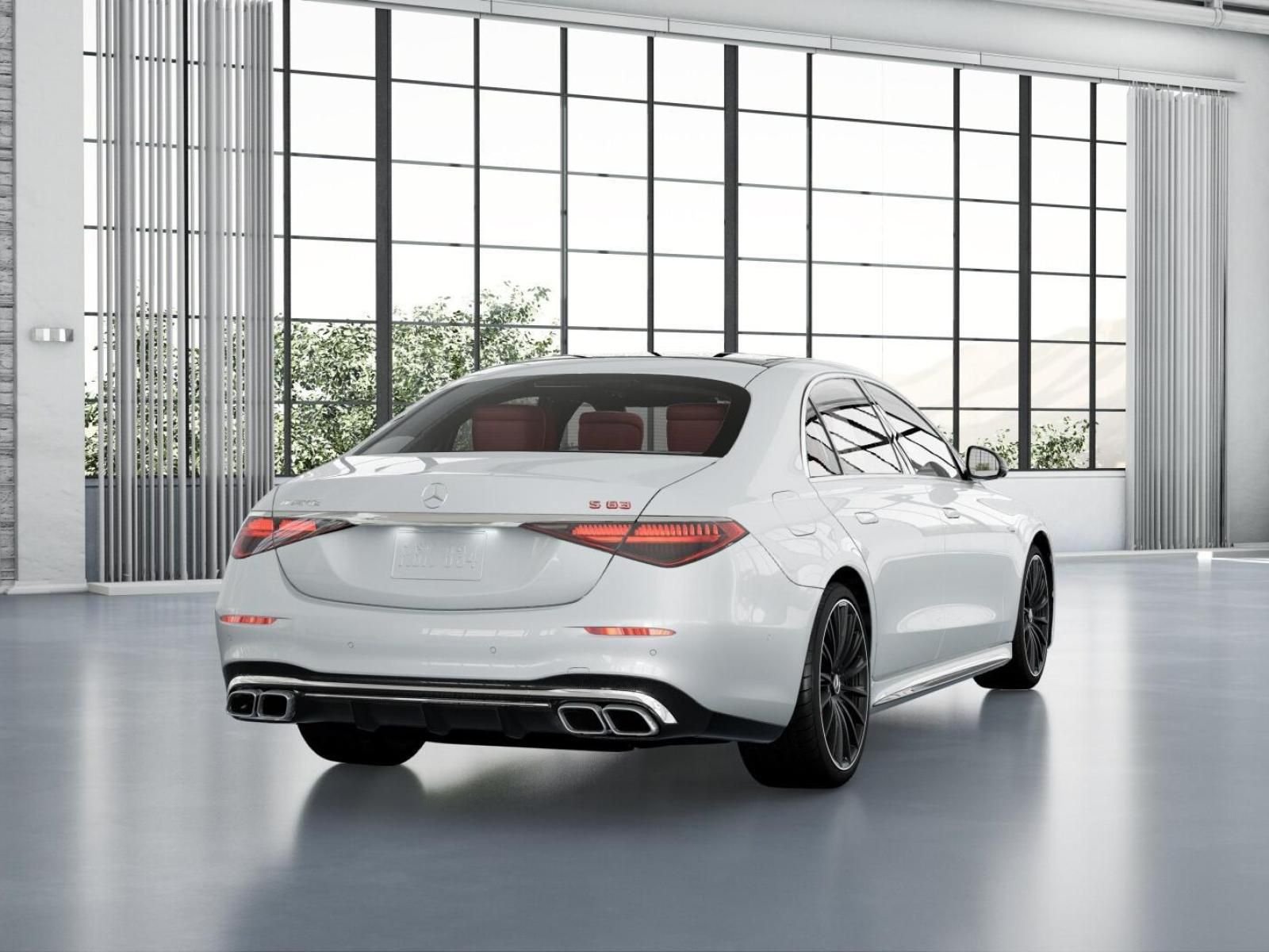 New 2026 MANUFAKTUR Moonlight White Metallic Mercedes-Benz S 63 E AMG® image 25