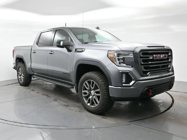 Used 2021 SATIN STEEL METALLIC GMC AT4 image 1