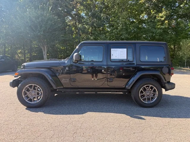 Used 2021 Black Clearcoat Jeep Unlimited Sport image 2