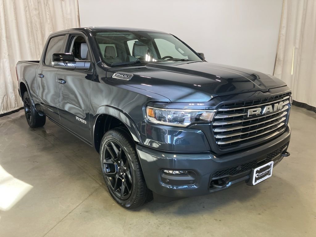 New 2026 Forged Blue Metallic Exterior Paint RAM Laramie image 1