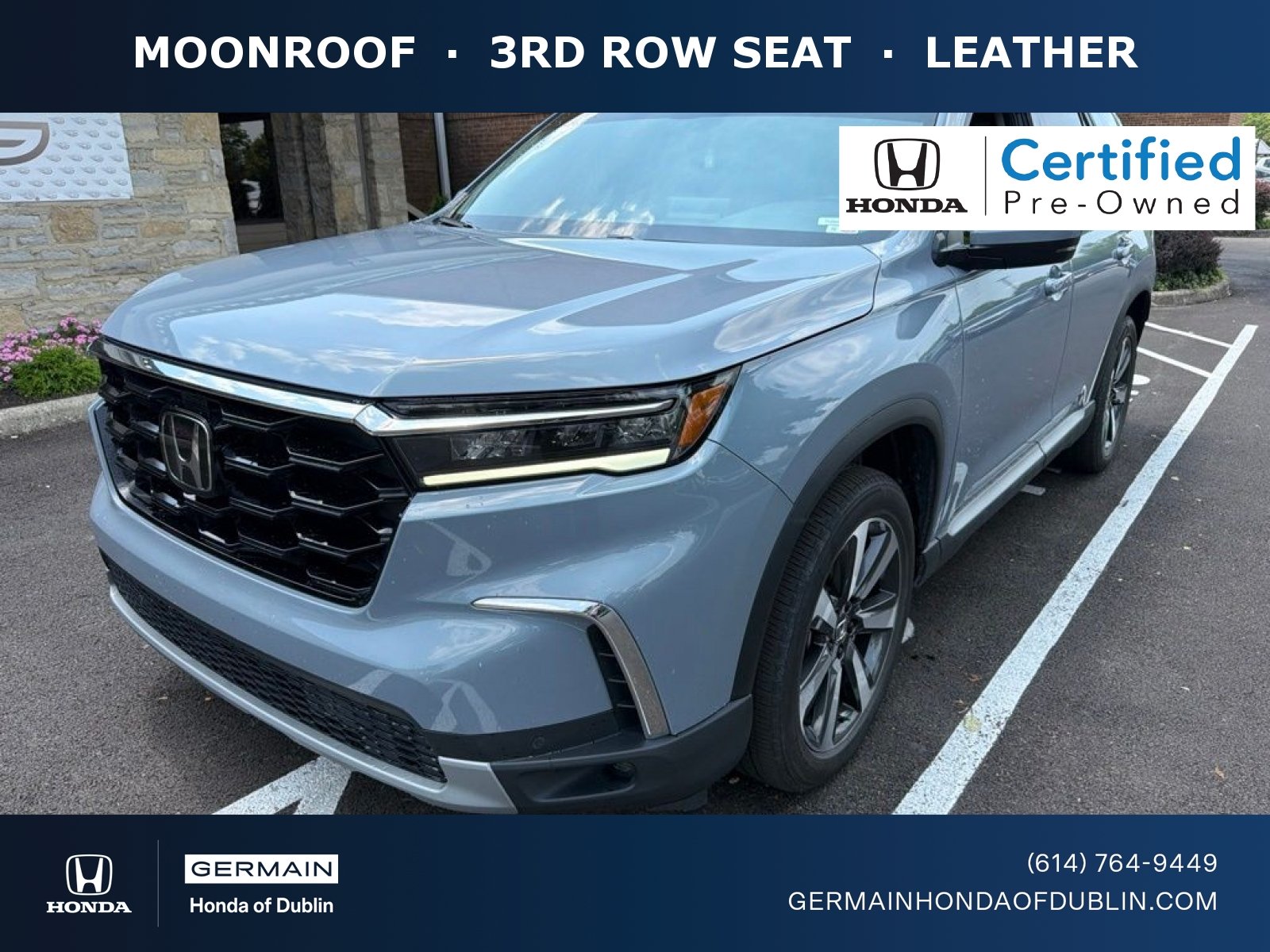 Certified Used 2024 Sonic Gray Pearl Honda Touring image 1