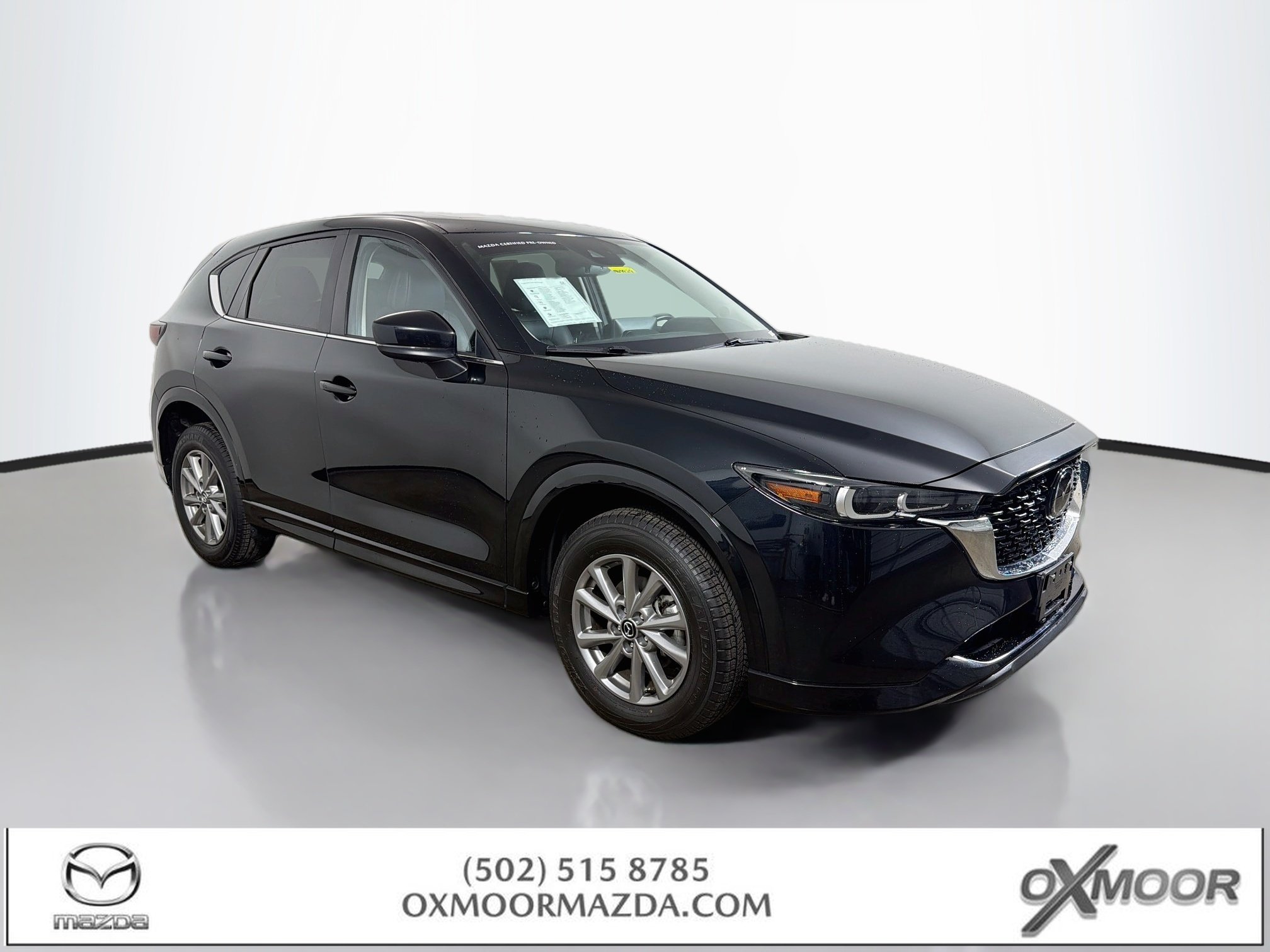 Certified Used 2025 Jet Black Mica Mazda 2.5 S Preferred Package image 1