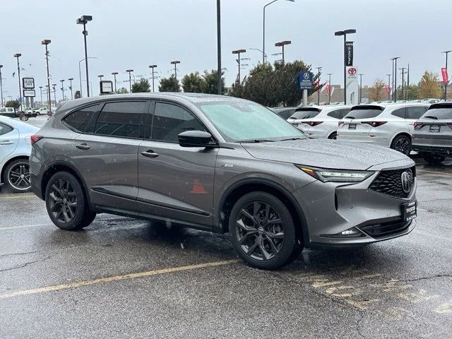 Certified Used 2023 Liquid Carbon Metallic Acura SH-AWD with A-Spec Package image 34