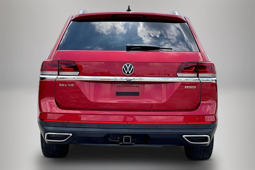 Certified Used 2021 Aurora Red Metallic Volkswagen SEL Premium image 6