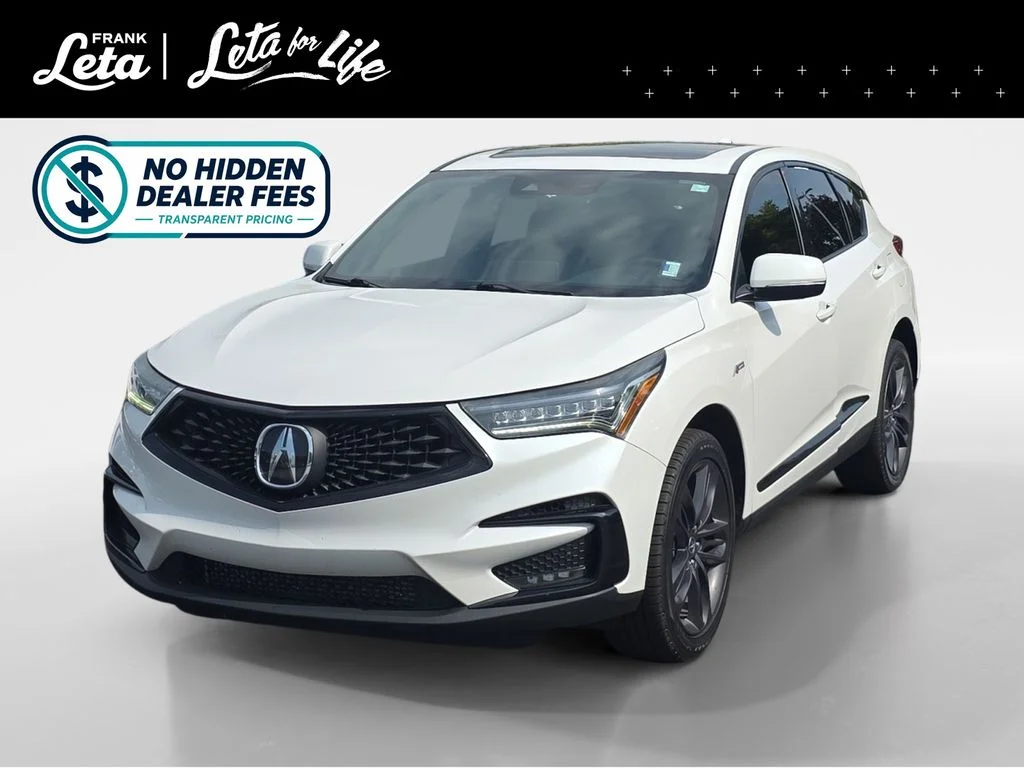 Used 2021 Platinum White Pearl Acura A-Spec Package image 1