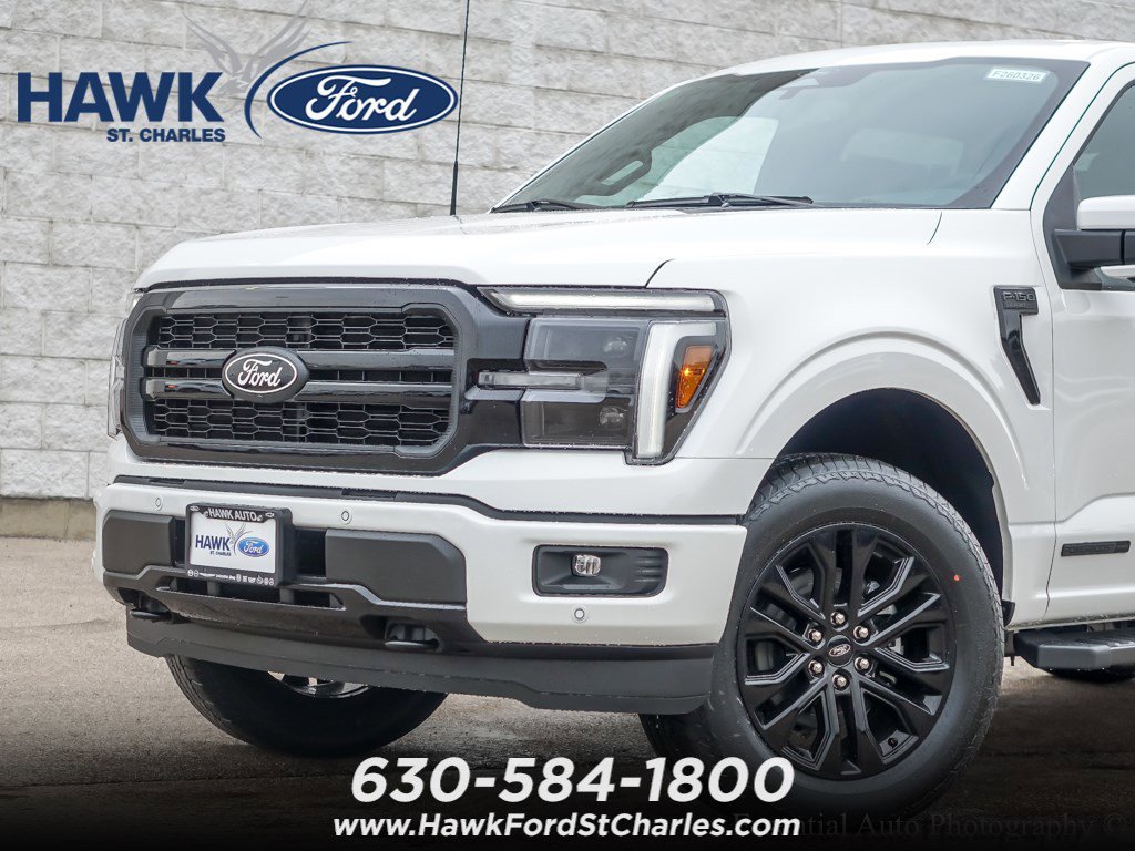 New 2026 Star White Metallic Tri-Coat Ford Lariat® image 2