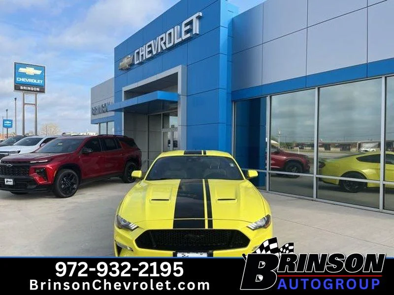 Used 2021 Yellow Ford GT Fastback image 2