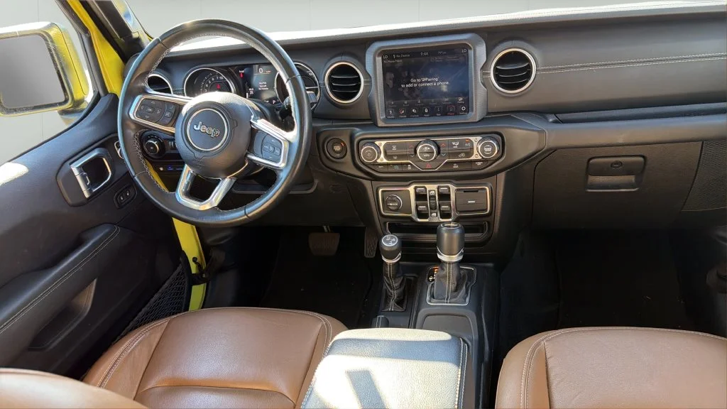 Used 2022 Yellow Jeep Unlimited Sahara 4xe image 18