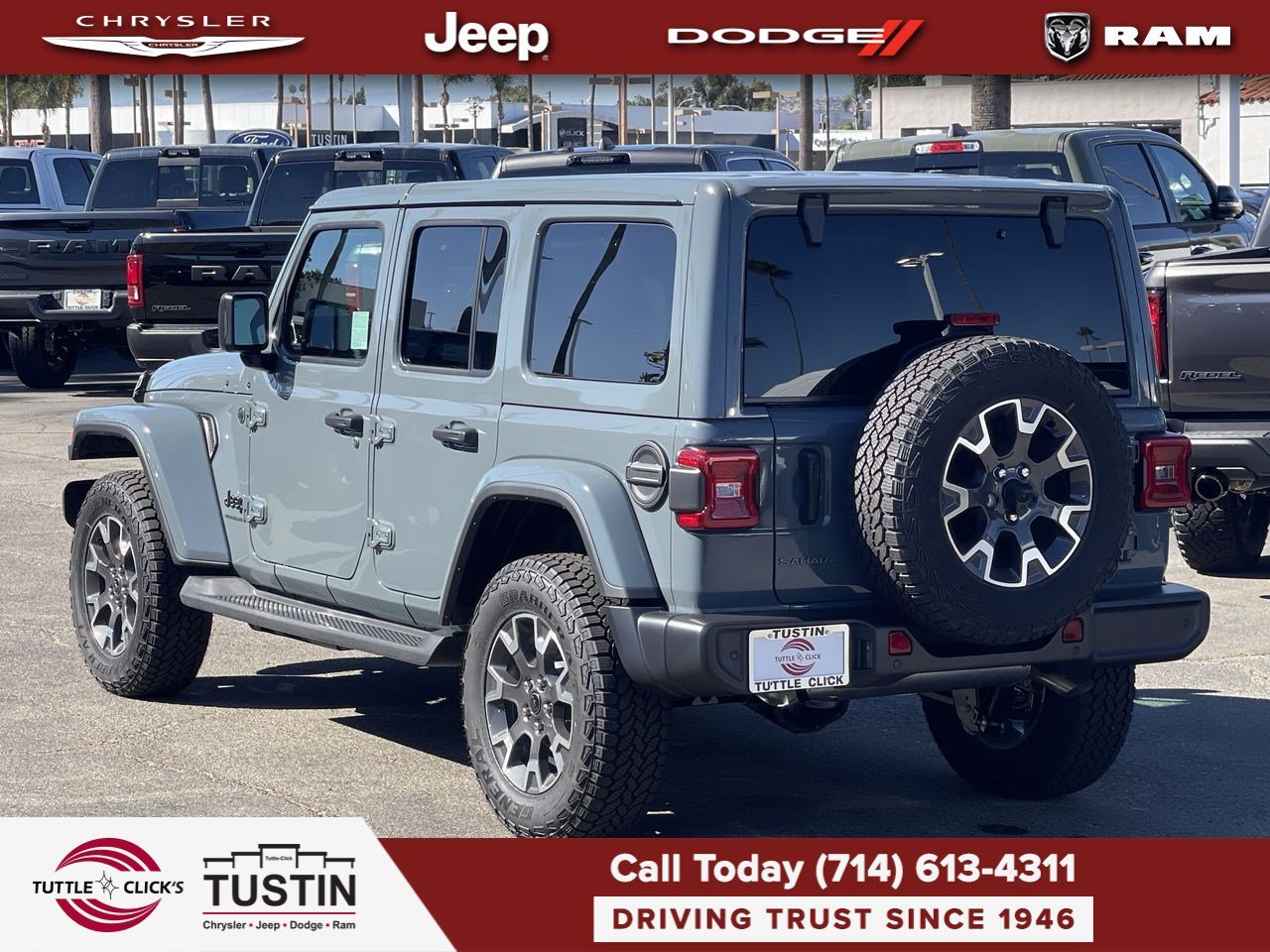 New 2026 Anvil Clear-Coat Exterior Paint Jeep Sahara image 4