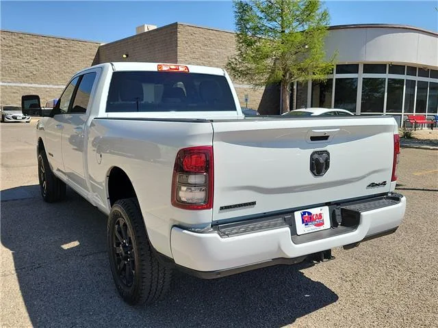 Used 2024 Bright White Clearcoat RAM Big Horn 4x4 Crew Cab 6.3 ft. box 149 in. WB image 3