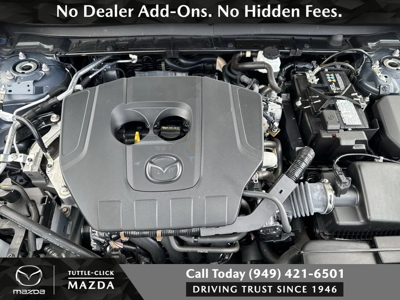 Used 2025 Polymetal Gray Metallic Mazda 2.5 S Carbon Edition image 41