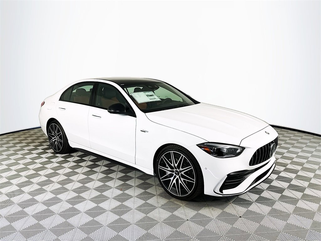 New 2026 Polar White Mercedes-Benz C 43 AMG® image 35