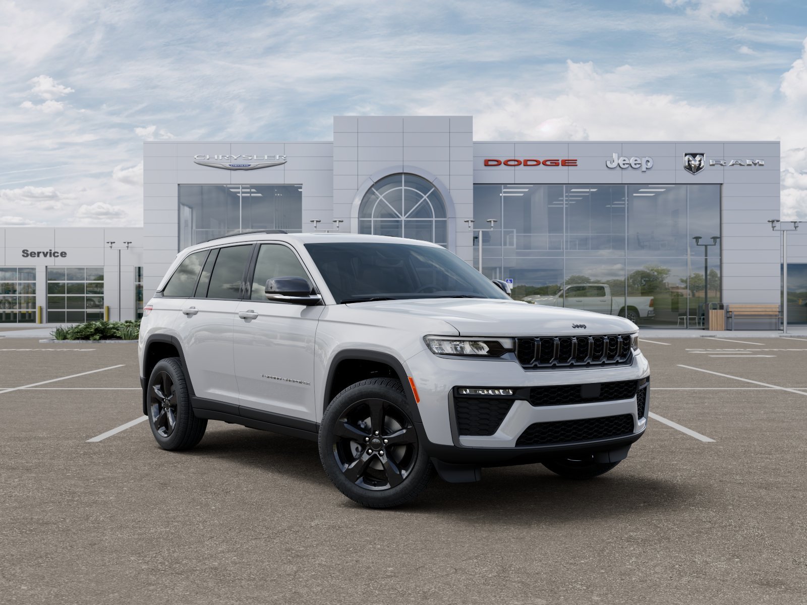 New 2026 Bright White Clear-Coat Exterior Paint Jeep Limited image 31
