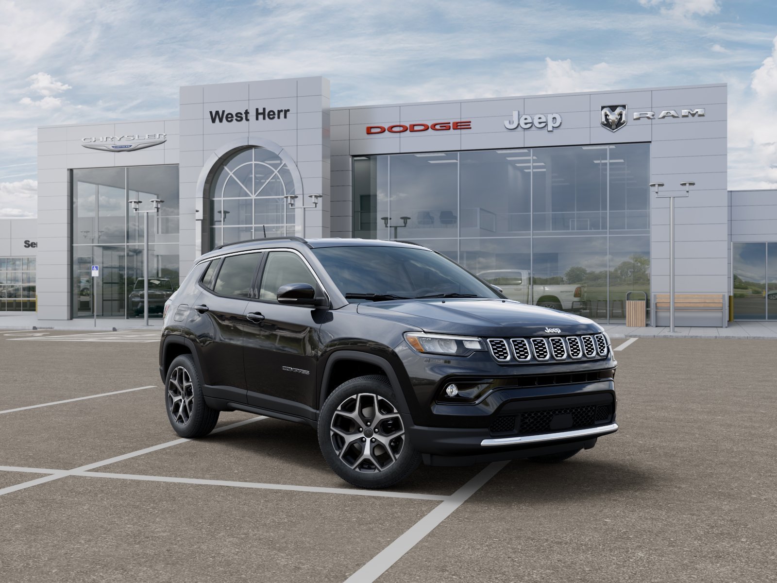 New 2026 Diamond Black Crystal Pearlcoat Jeep COMPASS LIMITED 4X4 image 31